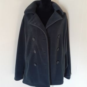 Columbia fleece peacoat jacket